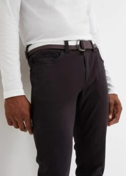 Pantalon Stretch Regular Fit Avec Ceinture, Straight -Rainbow Verkoopwinkel 23199332 7fdNOdi8