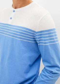 T-shirt Manches Longues à Col Henley 13 T-shirt Manches Longues à Col Henley -Rainbow Verkoopwinkel 23211245 CLmAlK46