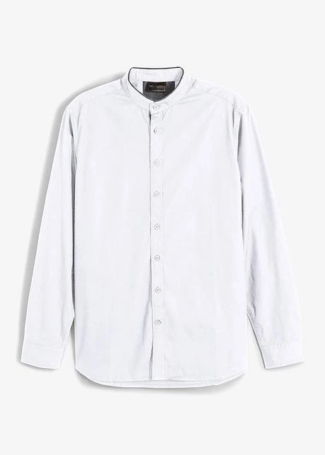 Chemise Manches Longues à Col Montant 3 Chemise Manches Longues à Col Montant