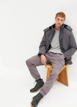 Rainbow Pantalon Droit Stretch Taille élastiquée Avec Poches Cargo, Slim Fit -Rainbow Verkoopwinkel 23217432 TmF0ZOB3