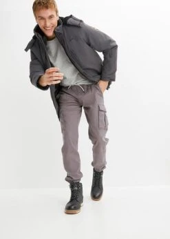 Rainbow Pantalon Droit Stretch Taille élastiquée Avec Poches Cargo, Slim Fit -Rainbow Verkoopwinkel 23217452 zpEx6nuE