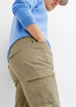 Pantalon Cargo Extensible Slim Fit, Jambes Droites -Rainbow Verkoopwinkel 23217474 6VKAzGA8