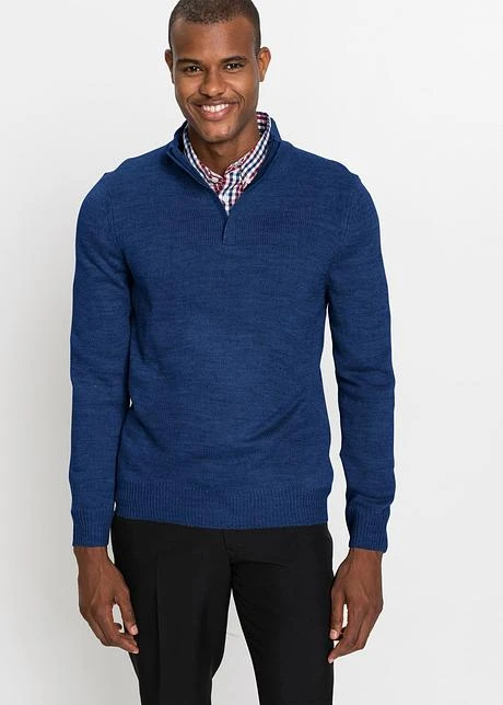 Pull Col Camionneur Et Chemise (Ens. 2 Pces.) 4 Pull Col Camionneur Et Chemise (Ens. 2 Pces.) - Afbeelding 2