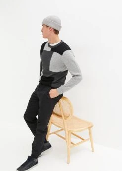 Rainbow Pantalon Chino Taille élastiquée Loose Fit, Jambes Droites -Rainbow Verkoopwinkel 23226401 61SZeSDs