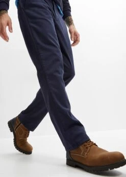 Pantalon Chino Droit Regular Fit Essential En Coton Stretch -Rainbow Verkoopwinkel 23228663 BPzLeNgK