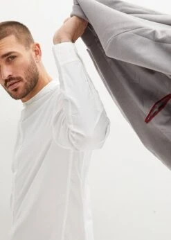 Chemise Manches Longues Avec Col Montant Et Manches Retroussées -Rainbow Verkoopwinkel 23232231 x1FeZB5L