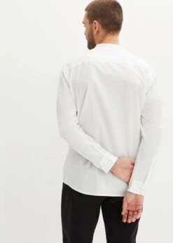 Chemise Manches Longues Avec Col Montant Et Manches Retroussées -Rainbow Verkoopwinkel 23232236 udtYSq6r