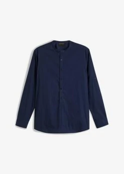 Chemise Manches Longues Avec Col Montant Et Manches Retroussées -Rainbow Verkoopwinkel 23233932 tgaCTey1