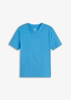 T-shirt Coton Sans Coutures Essential Avec Col V