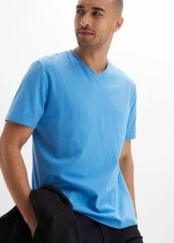 T-shirt Coton Sans Coutures Essential Avec Col V -Rainbow Verkoopwinkel 24006091 Ovl0VdoS