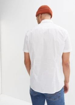 Rainbow Chemise Manches Courtes Extensible, Slim Fit -Rainbow Verkoopwinkel 24006261 X54c1n86