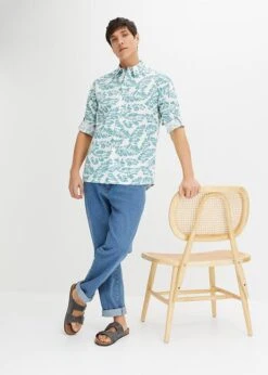 Chemise Manches Longues Légères Avec Manches Retroussées En Coton -Rainbow Verkoopwinkel 24021086 wBwIFlZo