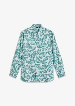 Chemise Manches Longues Légères Avec Manches Retroussées En Coton