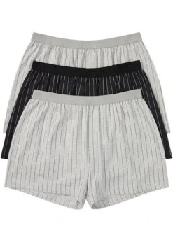 Lot De 3 Boxer-shorts Décontractés En Jersey